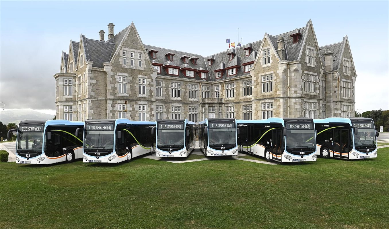 El TUS incorpora seis nuevos Autobuses Híbridos a su flota con la llegada del Horario de Invierno