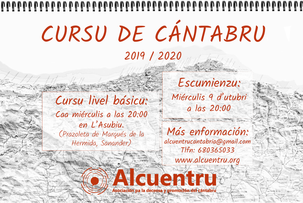 La Asociación Alcuentru organiza un Curso de iniciación al Cántabru en Santander