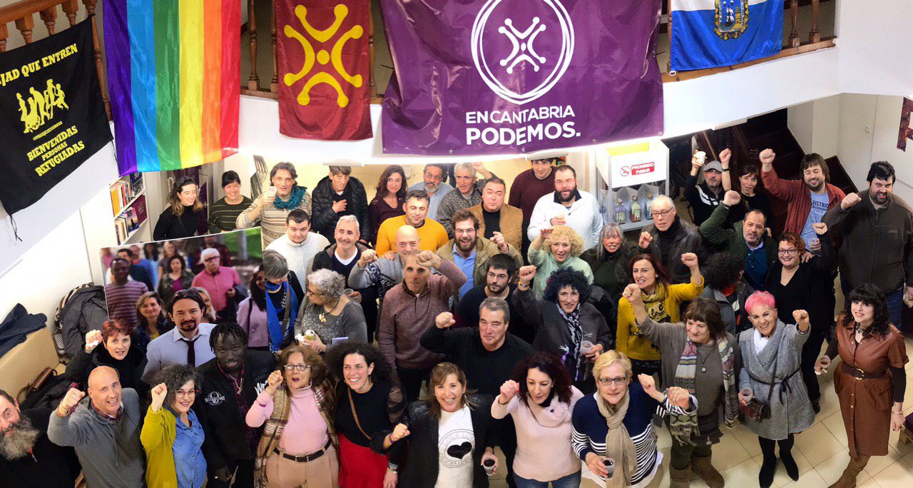 Podemos Cantabria celebrará su IV Asamblea Ciudadana en Mayo del 2020, con el resto de Comunidades Autónomas