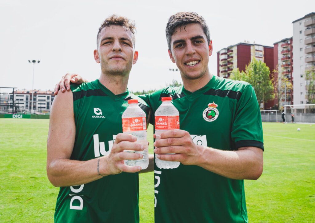 Solares, nuevo patrocinador del Racing, se convierte en el Agua oficial del Club