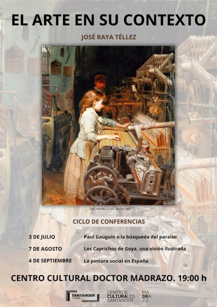 El Centro Cultural Doctor Madrazo acoge una nueva edición del ciclo ‘El Arte en su contexto’