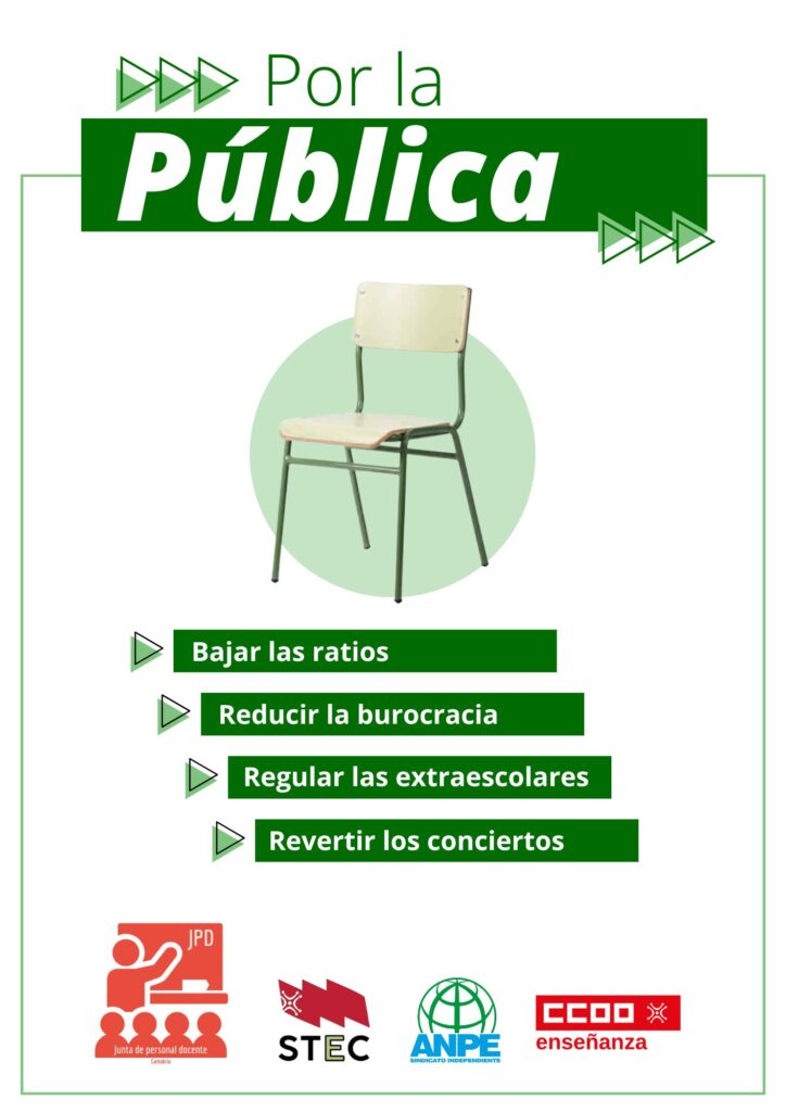 Cartel Por la Educación Pública 2026