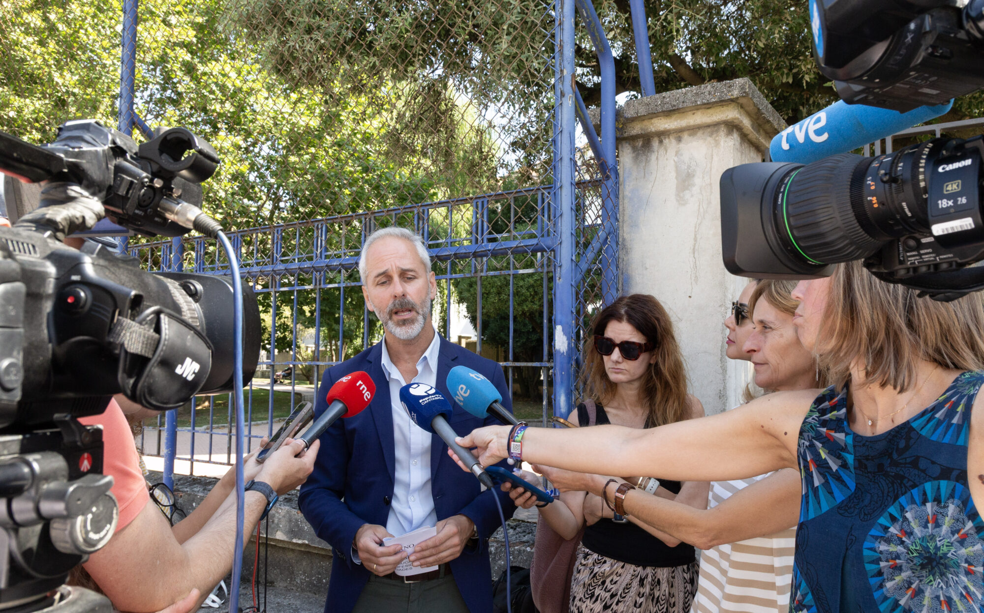 Consejero Sergio Silva declarando ante Medios el 22 Julio 2026