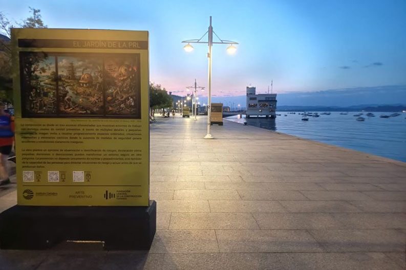 Éxito de la Colección ‘Arte Preventivo’ por el Paseo Marítimo de Santander para concienciar sobre Seguridad y Salud laboral