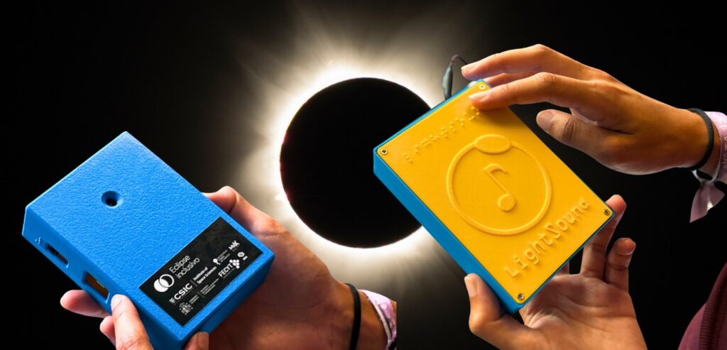 Las personas con discapacidad visual podrán experimentar el Eclipse del 12 Agosto con el Proyecto Eclipse Inclusivo