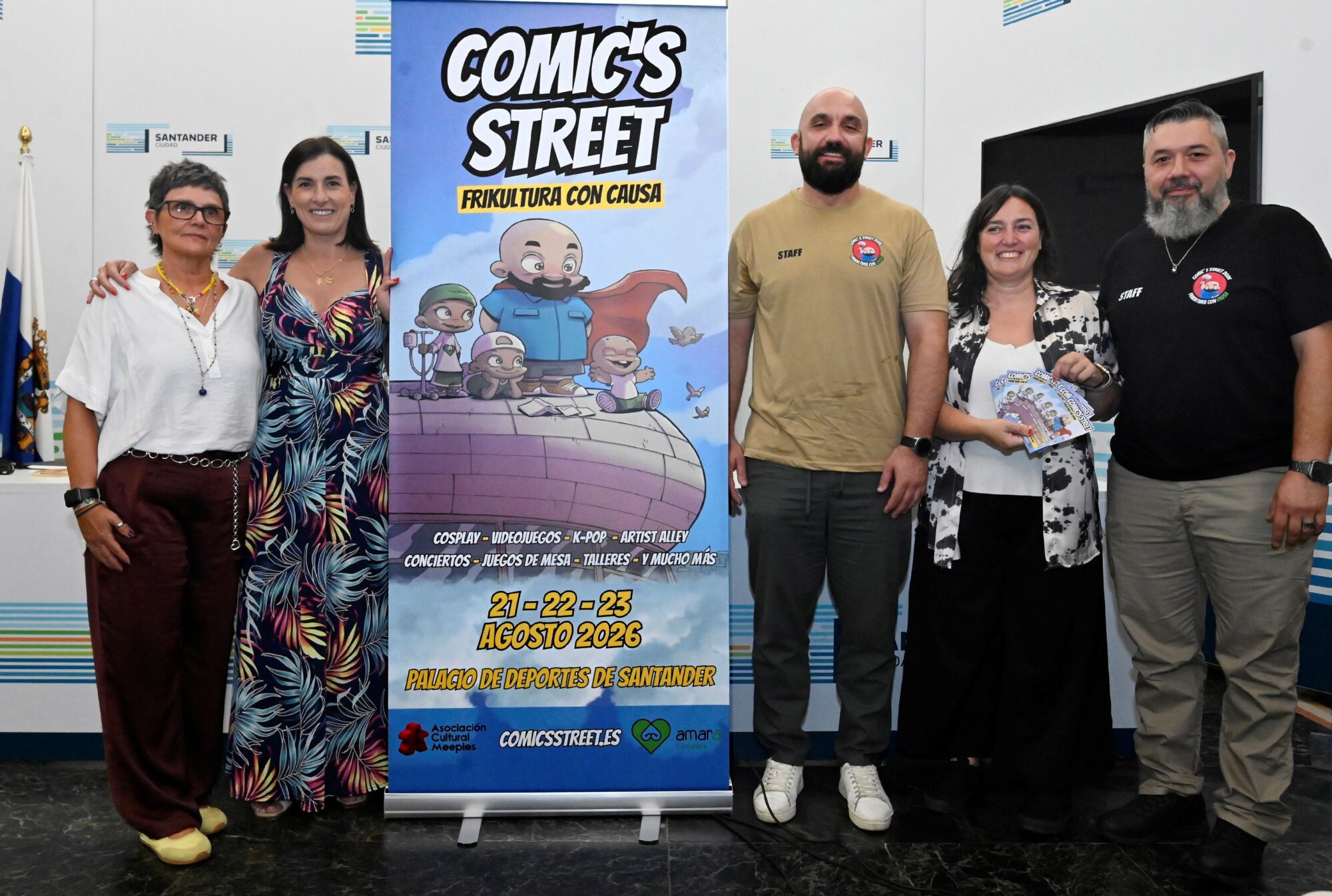 Santander acogerá del 21 al 23 de Agosto la segunda edición de Comic’s Street a beneficio de AMARA