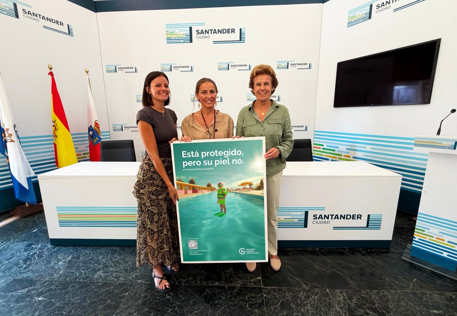 Las instalaciones del Instituto Municipal de Deportes acogen una Campaña de Prevención del Cáncer de Piel