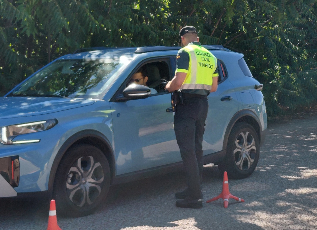 Control de Tráfico de la Guardia Civil