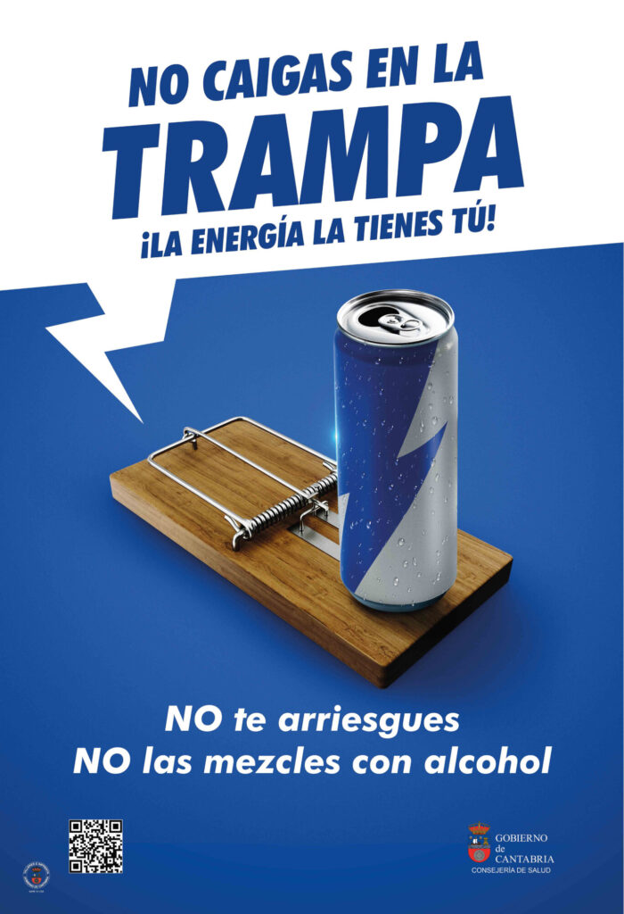 Cantabria insiste en alertar de los riesgos del consumo de Bebidas Energéticas, sobre todo entre los más jóvenes