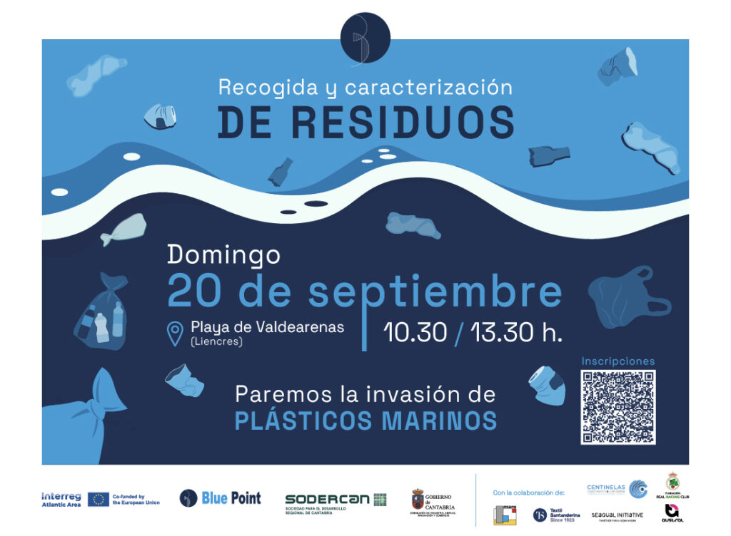 Cantabria se une a Asturias y País Vasco en una acción de limpieza de Plásticos del Litoral del Proyecto Europeo Blue Point