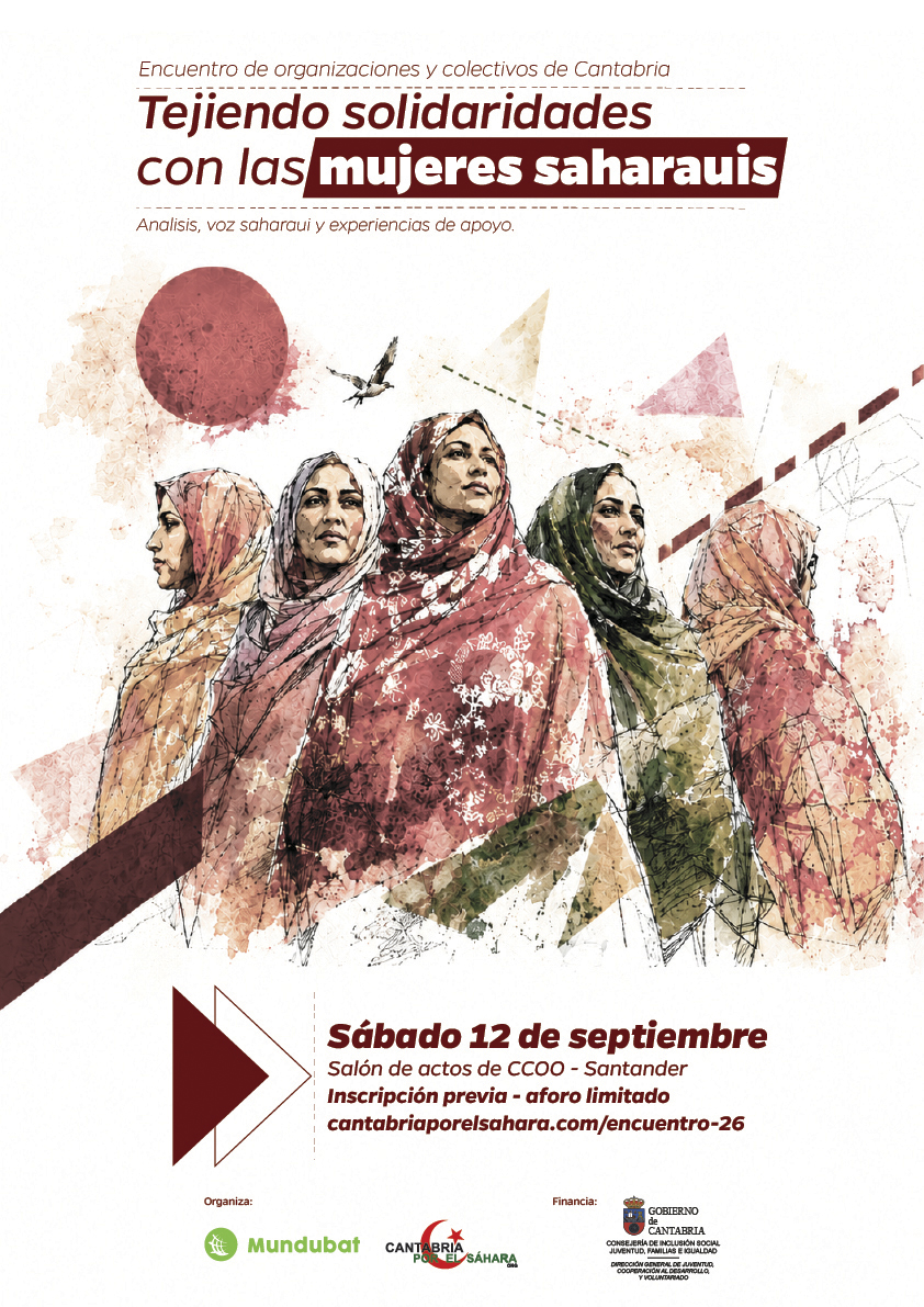 Mundubat y Cantabria por el Sáhara reúnen en Santander a Organizaciones para poner en el centro la voz de las Mujeres Saharauis