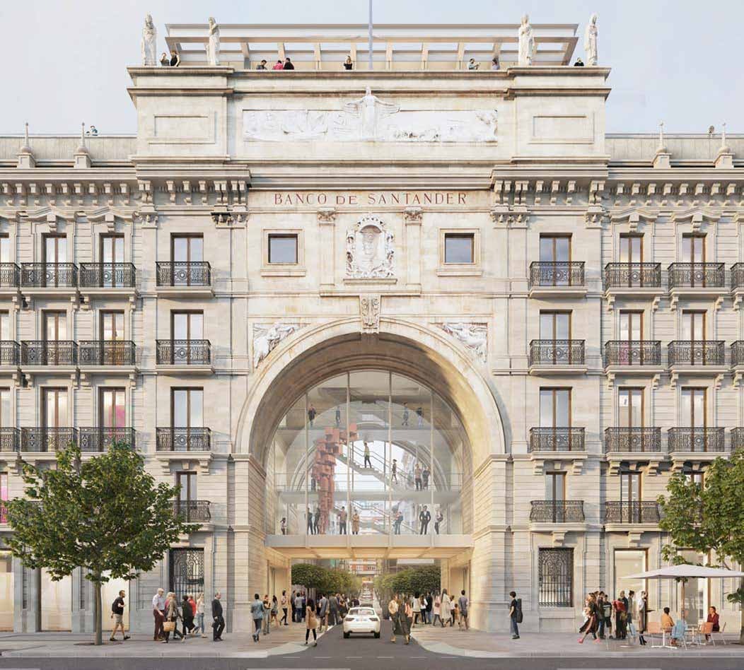 El Juzgado ordena reabrir al Tráfico el Arco del Banco Santander mientras se resuelve el Recurso de Izquierda Unida